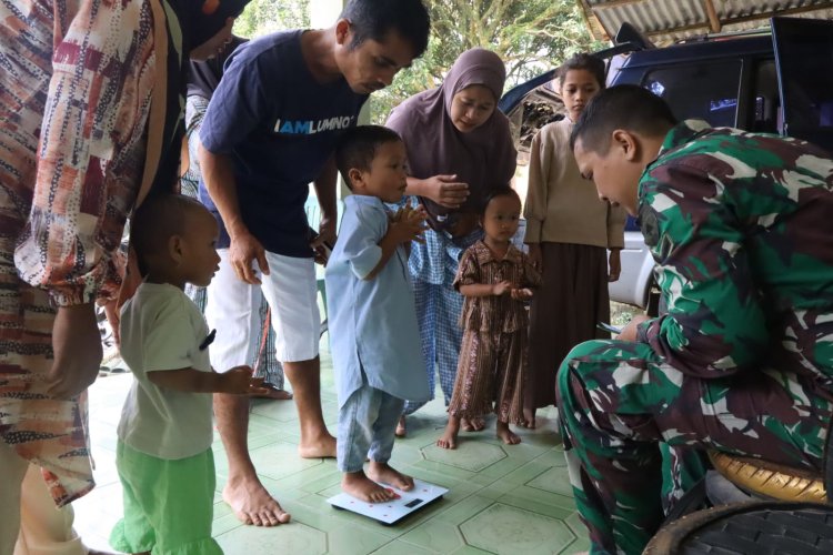 Dari Hati Prajurit untuk Generasi Negeri, TMMD ke-127 Hadir Bagi Anak Stunting