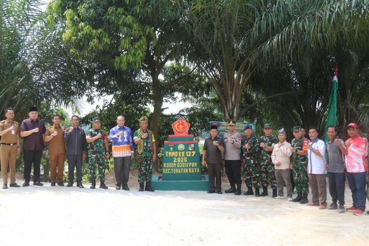 Tim Wasev Tinjau Langsung Progres TMMD ke-127 Kodim 0301/Pekanbaru di Tenayan Raya