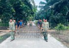 Kodim 0301/Pekanbaru Fokus Bangun Sarana Penghubung Antarwilayah