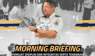 Morning Briefing, Perkuat Disiplin dan Integritas serta Tekankan Tanggung Jawab Pegawai Ditjen Pas Riau