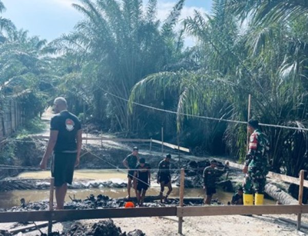 Jembatan Garuda Dibangun, Senyum Warga Pun Perlahan Hadir