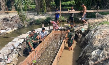 Pemasangan Mal Pondasi Dimulai, Jembatan Garuda Armco Menuju Tahap Penentu