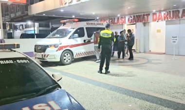 Dramatis, Sat PJR Ditlantas Polda Riau Kawal Ambulans Pasien Kritis, Berhasil Tiba Tepat Waktu