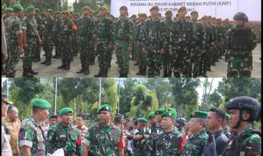 Dandim 0301/Pekanbaru Hadiri Apel Gelar Pasukan Pengamanan Kunjungan Ibu Selvi Gibran Rakabuming di Riau