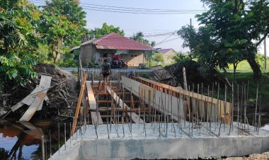 Kodim 0301/Pekanbaru Mantapkan Tahapan Konstruksi Jembatan Garuda Beton