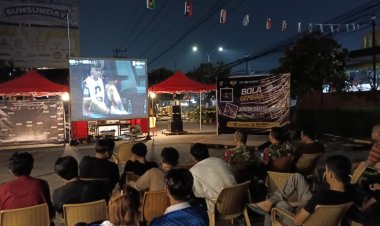Kodim 0301/Pekanbaru Bangun Komunikasi Sosial Lewat Nobar Piala Dunia 2026