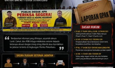 Jabatan Diperdagangkan? Laporan Dugaan Jual Beli Jabatan di Pemko Pekanbaru Harus Diusut Tuntas