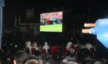 Dandim 0301/Pekanbaru: Nobar Final Piala Dunia Jadi Ajang Mempererat Persatuan dan Menggerakkan UMKM