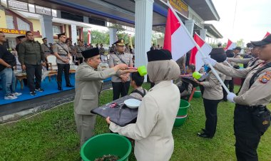 Kapolres Kampar Hadiri Upacara Pembukaan Pendidikan Pembentukan Bintara Polri TA 2026 di SPN Polda Riau