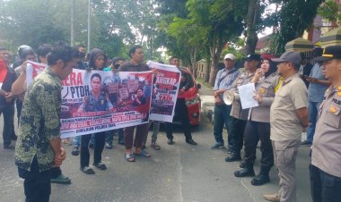 Geruduk Polda Riau, LSM Abdi Lestari Soroti Dugaan Illegal Logging, Galian C hingga Narkoba