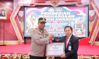 Polres Kampar Raih 'Presisi award' dari lemkapi – Dinilai Inovatif Dalam Pelayanan dan Penegakan Hukum