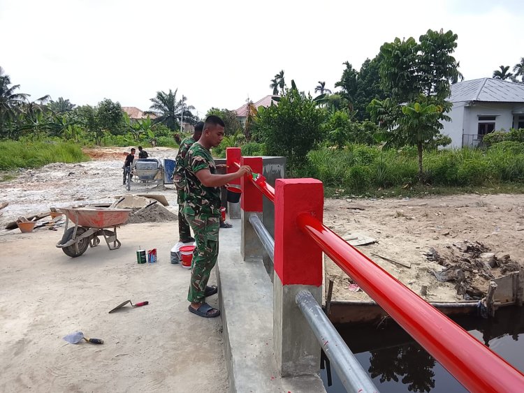 Pengecatan Jadi Tahap Akhir, Jembatan Garuda Armco Segera Siap Dimanfaatkan Warga